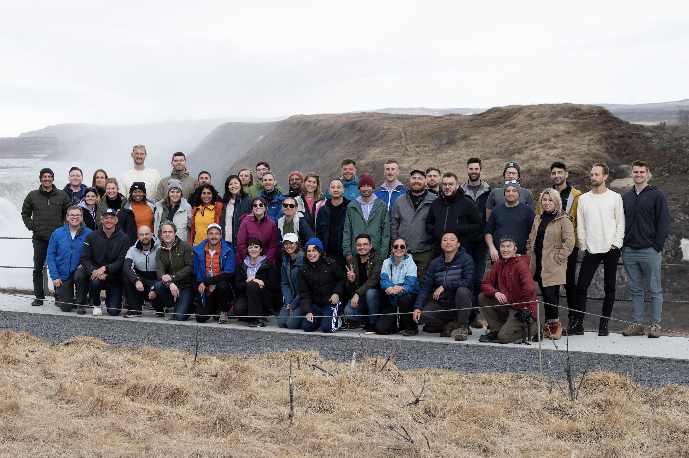 Photo of the WorkOS team in Iceland